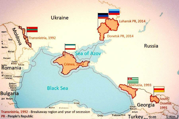 Карта на каждый день: череда конфликтов для защиты России от Запада